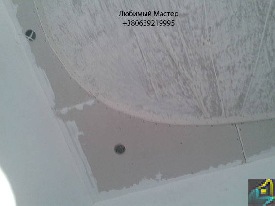 Ярусный потолок из гипсокартона